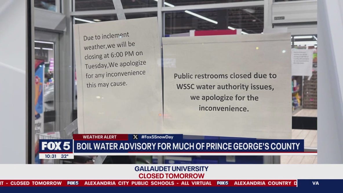 Boil Water Advisory: Bottled Water stations open in Prince George's County